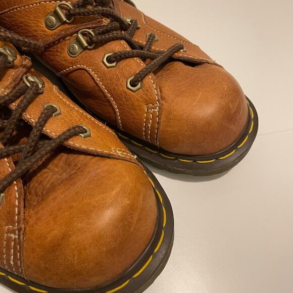 Vintage Dr Martens Men\'s Size 12 Brown Leather Finnegan Style Boots main image 4